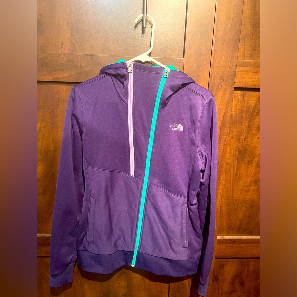 North face zip up hoodie size M